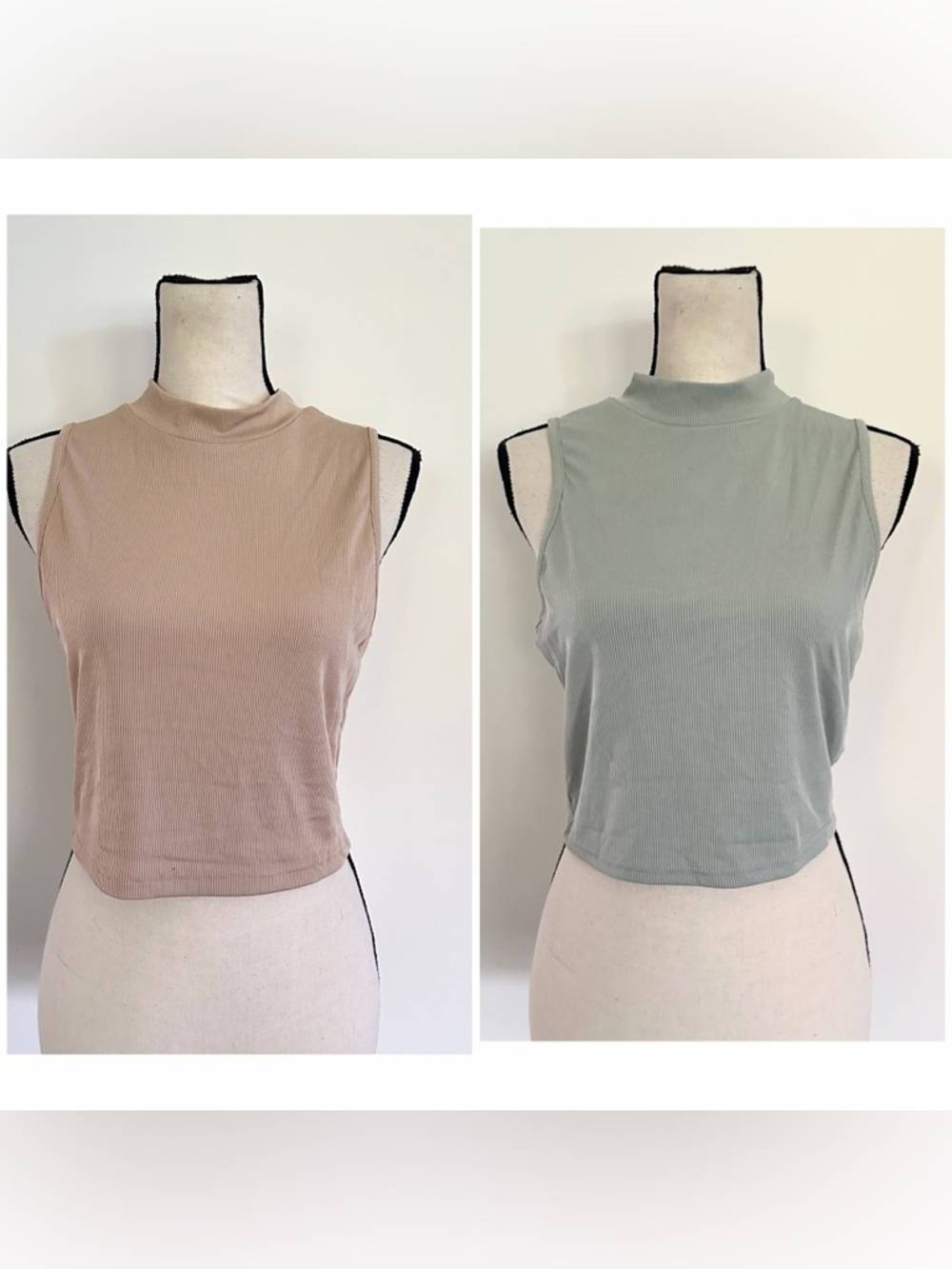 Bundle of 2 NWOT crop tanks